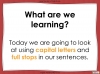 Capital Letters and Full Stops - KS1 Teaching Resources (slide 2/30)